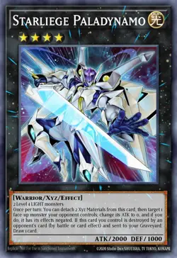 Yugioh RA04-EN193 - Starliege Paladynamo - Platinum Secret Rare - Image 1