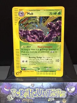 Pokemon Card Muk H17/H32 Aquapolis Set Holo Rare WOTC Near Mint - Image 1
