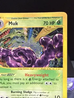 Pokemon Card Muk H17/H32 Aquapolis Set Holo Rare WOTC Near Mint - Image 2