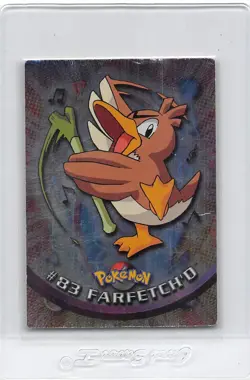 Farfetch'd #83 - SILVER HOLO - BLUE LOGO - SERIES 2 - TOPPS POKEMON CARD - MP - Image 1