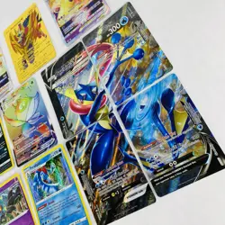 Lot of 11 Holo Pokemon Cards Charizard Zamazemta Typhlosion Celebi Vmax Greninja - Image 4