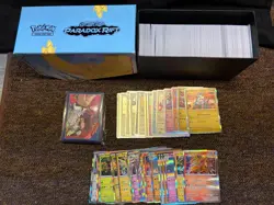 Pokemon Card Lot + Paradox Rift Elite Trainer Box (ETB) 500+ Cards & Extras - Image 1