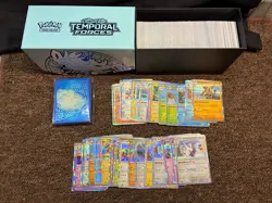 Pokemon Card Lot + Temporal Forces Elite Trainer Box (ETB) 500+ Cards & Extras - Image 1