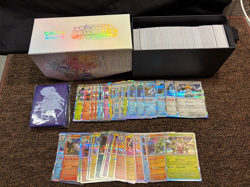 Pokemon Card Lot + Prismatic Evolutions Elite Trainer Box 500+ Cards & Extras - Image 1