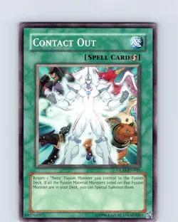 Yu-Gi-Oh TCG Contact Out GLAS-EN045 Unlimited Regular Common Card LP-NM - Image 1