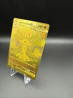 Pokemon TCG Mega Lucario EX Gold Mega Evolutions Card 188/132 Secret Rare - Image 3