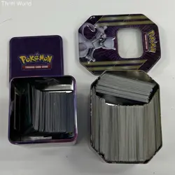 Pokemon Card Bulk Lot 2.13 lbs Holos + Gengar & Mewtwo Tins Modern Nintendo - Image 3