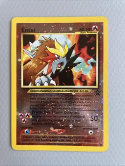 Entei #34 Black Star Reverse Holo Promo Pokemon TCG Card - Image 1