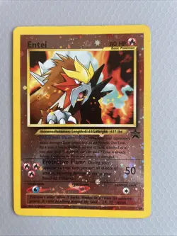 Entei #34 Black Star Reverse Holo Promo Pokemon TCG Card - Image 2