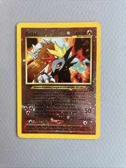 Entei #34 Black Star Reverse Holo Promo Pokemon TCG Card - Image 3