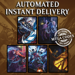 MTGA MTG Arena Code Card Introducing: Kaito Shizuki Secret Lair Sleeves -INSTANT - Image 1