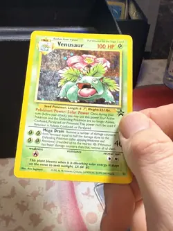 Pokemon TCG Venusaur 13/53 Wotc Black Star Promo Holo Card 1999 English - Image 4
