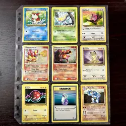 Vintage Pokemon Binder lot collection Cards wotc holos Charizard LVL X Prime Ex - Image 5