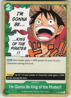 One Piece TCG I'm Gonna Be King of the Pirates!! PR One Piece Promo Cards P-024 - Image 1