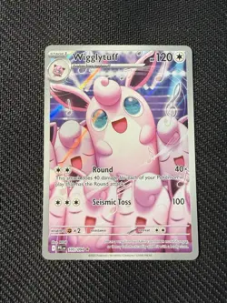 Wigglytuff Illustration Rare 105/094 Phantasmal Flames Pokemon Card NM - Image 1