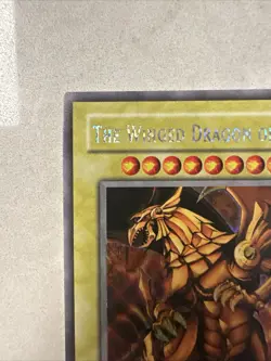 YuGiOh Card English Winged Dragon Of Ra GBI-003 Secret Rare 2003 - Image 2
