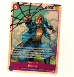 Paulie OP03-066 SR Foil Pillars Of Strength One Piece Trading Card - Image 1