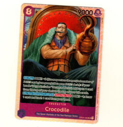 Crocodile OP04-060 SR Foil Kingdoms Of Intrigue One Piece Trading Card - Image 1