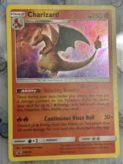 Pokemon Charizard SM226 Holo Promo Card Lightly Played Condition - Image 1