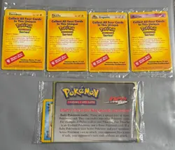 1999 WB Pokemon Black Star Promo Complete Set + Marill (5 Cards Total) - Image 1