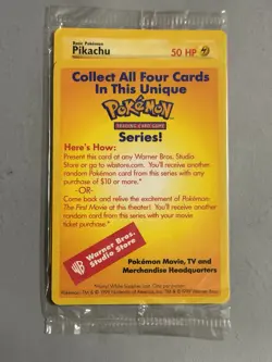 1999 WB Pokemon Black Star Promo Complete Set + Marill (5 Cards Total) - Image 4