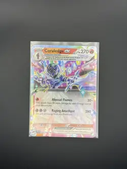 Pokemon Ceruledge EX TCG 036/191 Surging Sparks Double Rare Rainbow Holo Card - Image 1