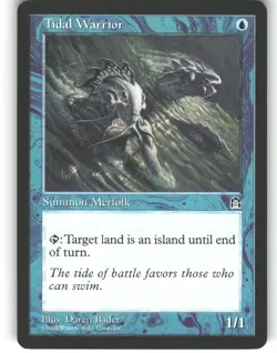 Tidal Warrior - Stronghold - MTG - Common - # - NM - Image 1