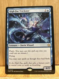 MTG Foundations High Fae Trickster R 0040 - Image 1