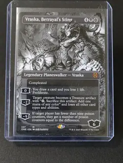 Vraska, Betrayal's Sting (Borderless) Phyrexia: All Will Be One Regular - Image 1