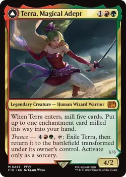 Foil - Terra, Magical Adept - 245 / NM / English MTG - Image 1