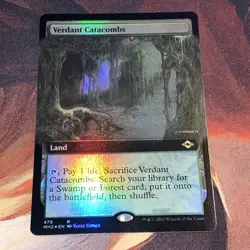 Verdant Catacombs X1 Mtg Modern Horizons 2 Nm Foil Extended Art - Image 1