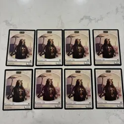 Magic the Gathering MTG Cat Token Scars Of Mirrodin Set Of 8 - Image 1