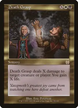 Death Grasp 1x MtG Apocalypse APC HEAVY PLAYED - Image 1
