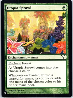 MTG The List Reprints #99 Utopia Sprawl - Image 1