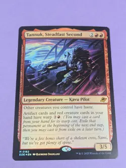 MTG Magic: Edge of Eternities: Tannuk, Steadfast Second Foil #0162 Mythic - NM - Image 1