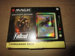 NEW MTG Magic The Gathering FALLOUT Commander Deck Scrappy Survivors Universes - Image 1