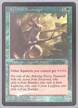 Squirrel Sovereign - Retro Frame - Foil Etched - 415 - Modern Horizons 2 (MH2) - Image 1