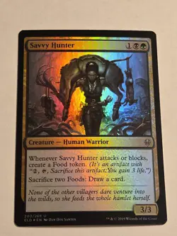 Savvy Hunter FOIL X1 ELD MTG Throne of Eldraine - Image 1