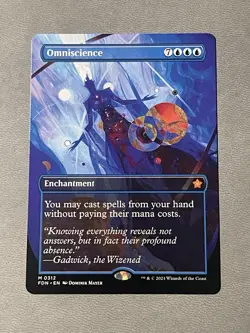 MTG Omniscience (Borderless) - 312 / English / Near Mint - Image 1