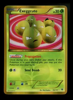 PRIVATE LISTING Exeggcute 102/101 Plasma Guzma 143/147 Pokemon Card TCG - Image 1