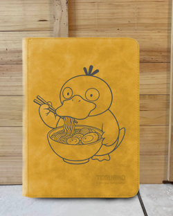 Pokemon Binder Laser Engraved Psyduck (Made To Order) - Image 1