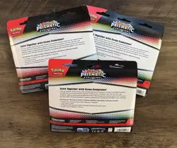 Pokemon TCG Prismatic Evolutions Tech Sticker Collection x3 | Full Set | Sealed - Image 2