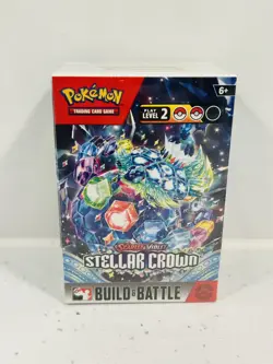 Scarlet & Violet Stellar Crown Build & Battle Box Sealed TGC Pokemon - Image 1