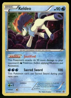 Keldeo Holo XY191 XY Promos Pokemon - Image 1