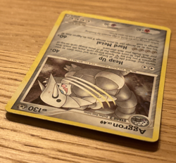Aggron Holo Pokemon Mysterious Treasures 2007 #1 FREE SHIPPING - Image 4