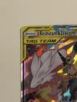 Pokemon Zekrom & Reshiram GX 157/236 Cosmic Eclipse Tag Team NM - Image 2