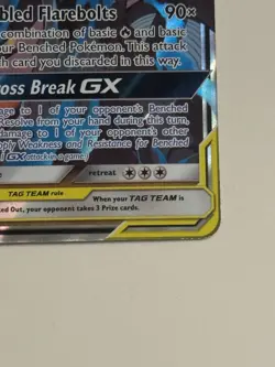 Pokemon Zekrom & Reshiram GX 157/236 Cosmic Eclipse Tag Team NM - Image 4