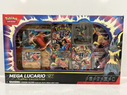 Pokemon TCG Mega Evolution Mega Lucario EX Figure Collection Box in hand - Image 1