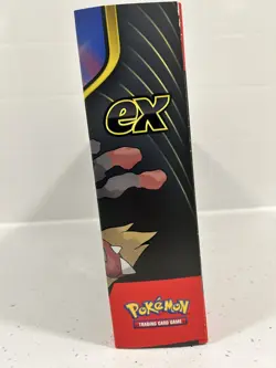 Pokemon TCG Mega Evolution Mega Lucario EX Figure Collection Box in hand - Image 3