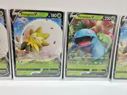 (4) Pokemon Eldegoss V Champion's Path Ultra Rare & (1) Venusaur V NM/M - Image 2